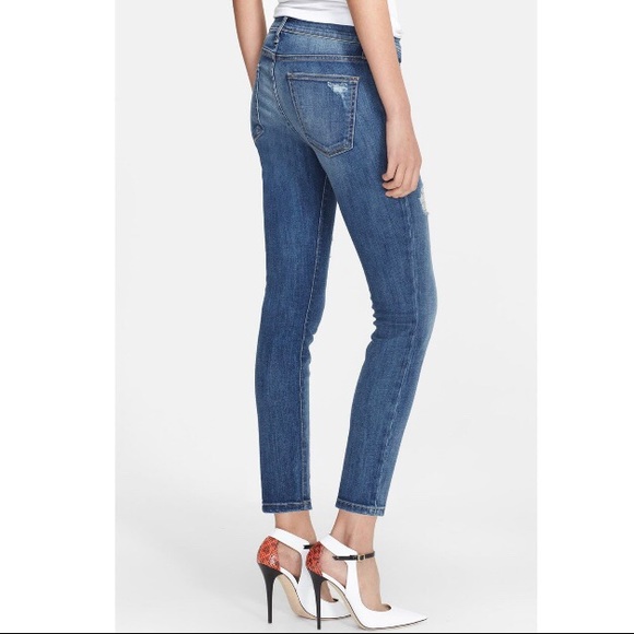 Current Elliott Stiletto Destroyed Skinny jeans 25 - Picture 3 of 8